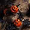 Halloween Branches Fake Twig with Pumpkin Flower Halloween Creepy Centerpieces Bouquet for Halloween Party Supply