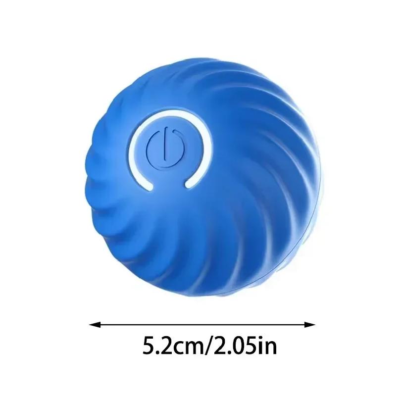 1PCS Dog Toys Intelligent Gravity Jump Ball Rechargeable Bite-Resistant Rolling Ball Cat And Dog Chase Interactive Pet Toys