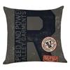 Vintage Classic American English Letters Linen Pillow Covers Bar Sofa Red Double Bed Cushions Covers 40X40 45X45 Home Decor