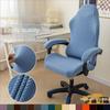 Ergonomik Oyuncu Koltuğu Kılıfı Stretch Jakarlı Oyuncu Koltuğu Kılıfı Toz Geçirmez Kaymaz 2 Kolçak Kılıfı Fermuarlı