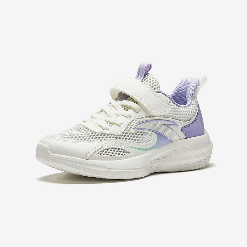 Anta Kids Synthetic Leather Fabric Comfortable Versatile Rebound Lightweight Shock Absorbing Breathable Low Top Running Shoes Men Sneakers A22525501