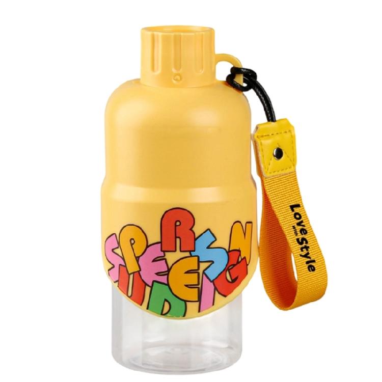 

Leak Proof Pet Watering Bottle With Foldable Design For Small to Large Breeds Park Trip Camping Walking Gear жёлтый