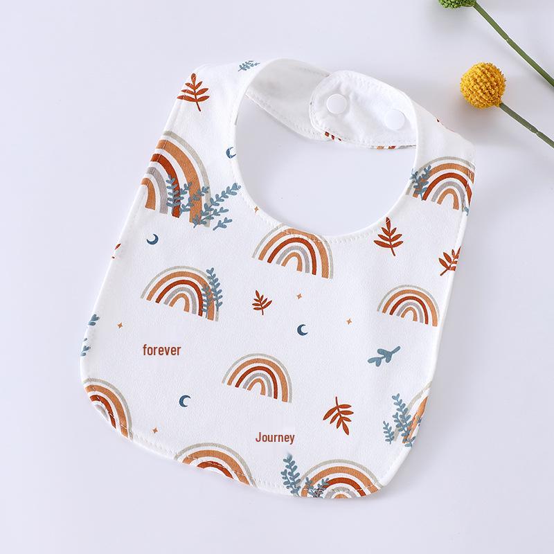 Waterproof A-Class Pure Cotton Baby Bib - Newborn & Toddler U-Shape Neck Gaiter