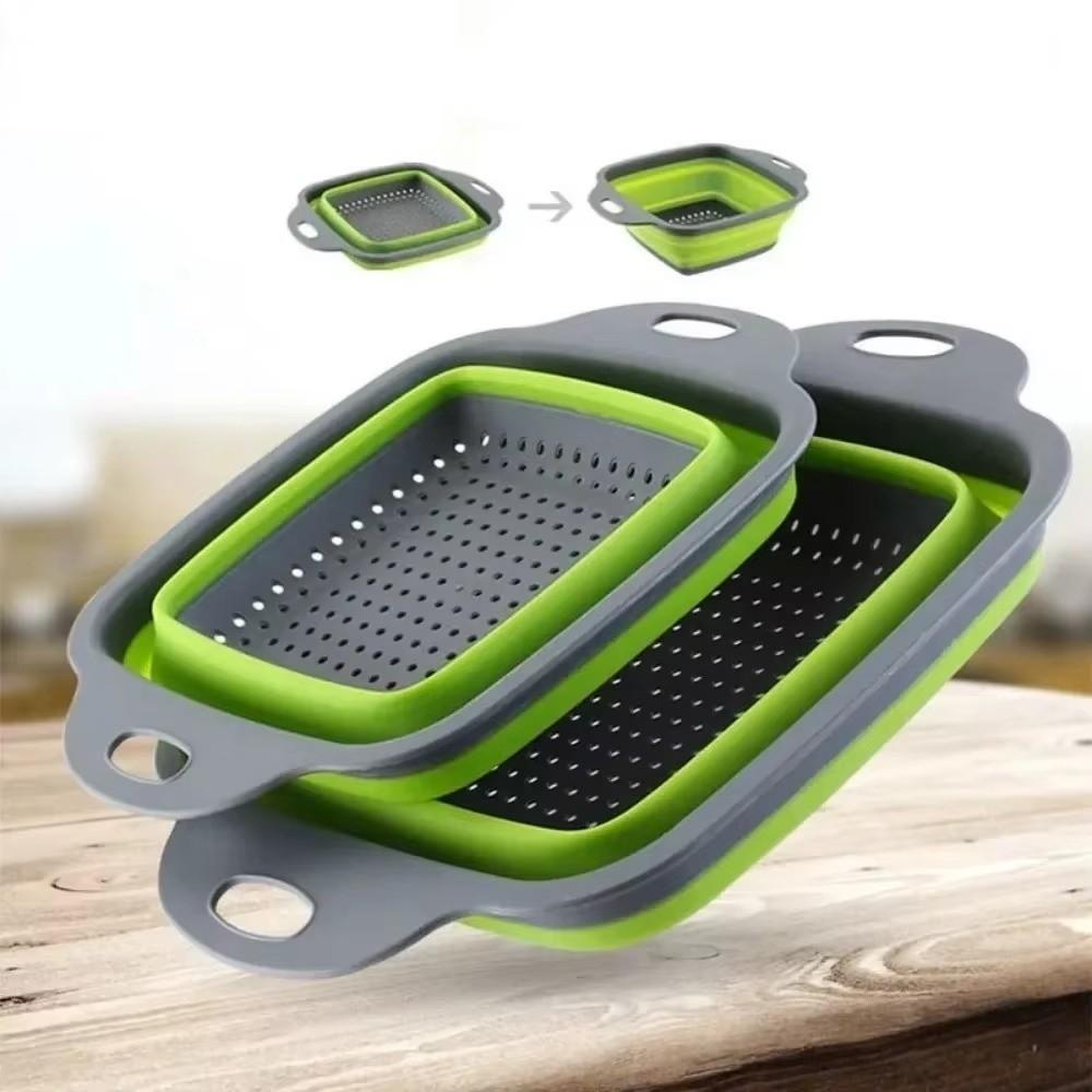 Folding Vegetable Filter Basket Large Vegetable Baskets New Drain Basket