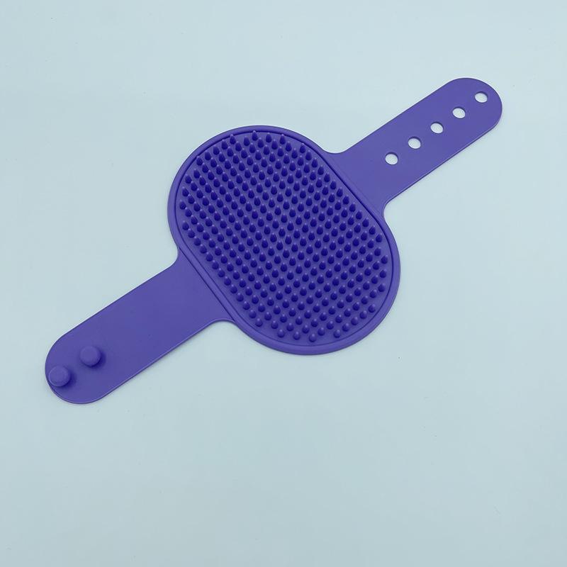 

Щетка для купания домашних животных 1 шт., для ухода за кошками и собаками, для чистки, массажа, для разглаживания шерсти, для удаления пуха, принадлежности для ухода за домашними животными темно-синий