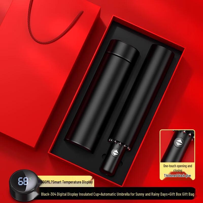 Smart LED Display Stainless Steel Thermal Mug