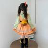 Judy&Nick Party Dress For Girls Spring Autumn Korean Fashion Fake Two Peices Children Cute Cartoon A-line Birthday Dresses