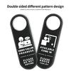 Double Sided Office Door Sign Business Reminder Signs Video Calling Progress Please Do Not Disturb Door Hanger for Hotel Office Meeting