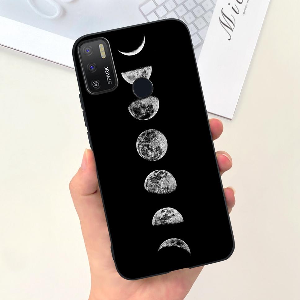 For Tecno Spark 5 Air 7.0" Case Space Astronaut Cute Cat Soft Silicone Cover For Tecno Spark5 Air KD6a Bumper Phone Case Coque