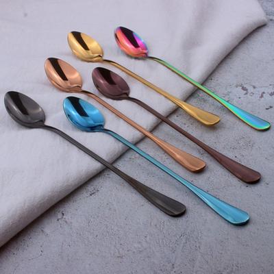Coffee Spoon Food Grade Corrosion Resistant Stainless Steel Drinking Flatware Spoon Decor for Home