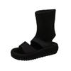 Korean thick-soled high-top Roman sandals women's spring and summer new niche design open-toe cool boots