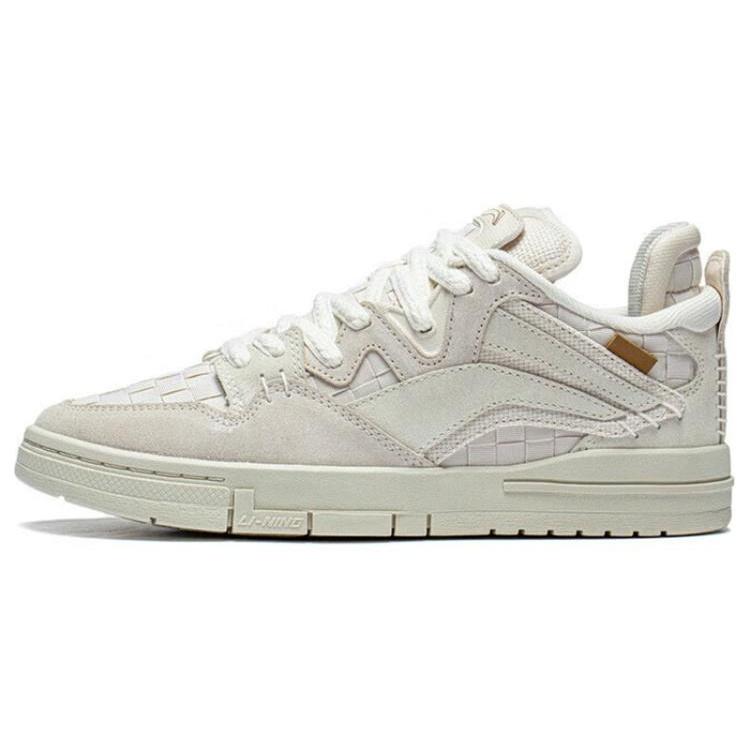(WMNS) Li-Ning Wave Pro Skate Shoes Cream White Women s AECT032-1 EU 35⅔