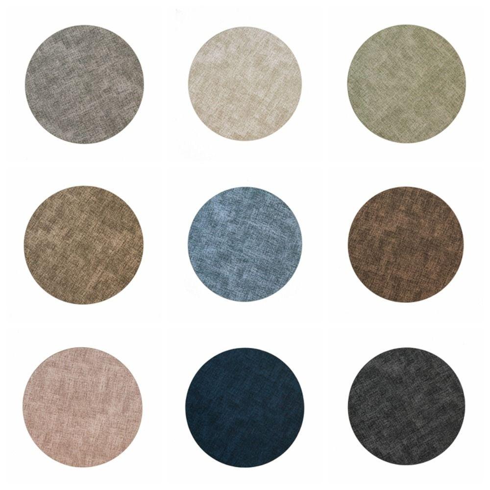 Large Round Placemat PVC Cup Mat Waterproof Table Mat Drink