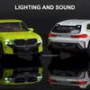 Skala 1:32 XM M4 Automodell Spielzeug 6 Türen zu öffnen Sportwagen Rückzug Sound Licht Metallkarosserie Modelle Legierung Diecast Jungen Spielzeug