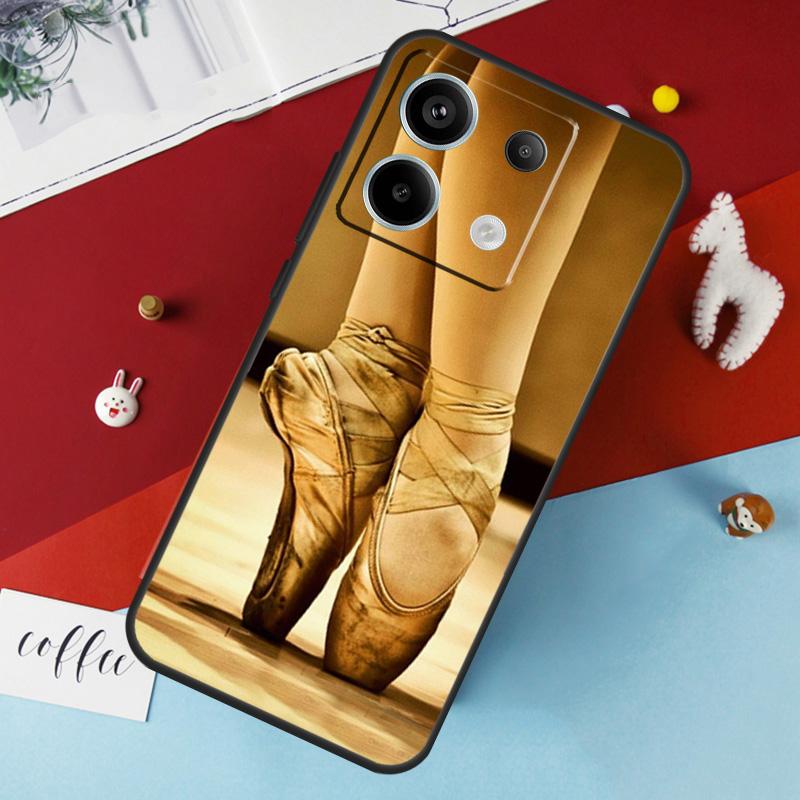 Pouzdro na špičky baletních bot pro Xiaomi Redmi Note 13 12 10 8 9 11 Pro 12S 10S 11S Redmi 13C 10A 10C 9C 12C Kryt
