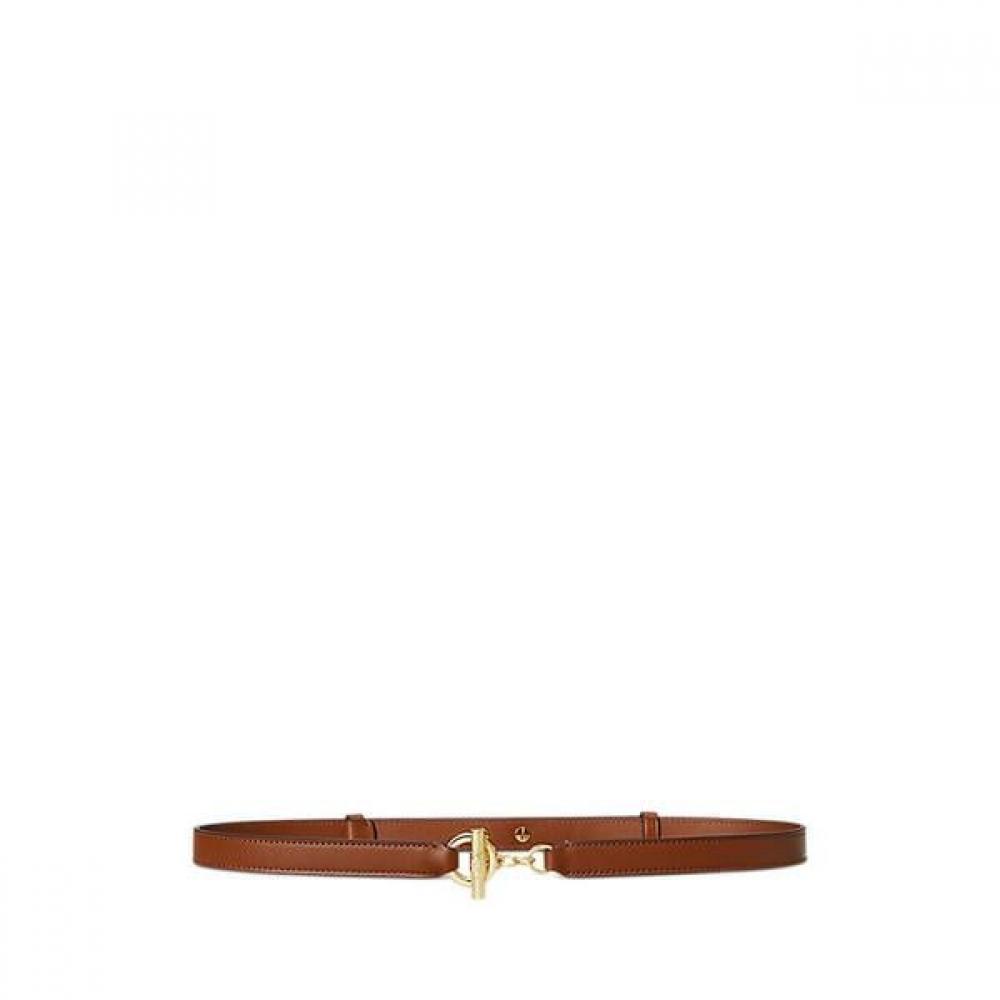 

Кожаный узкий ремень с застежкой-тоггл Lauren Ralph Lauren Модель Walrblt0f320311200 S