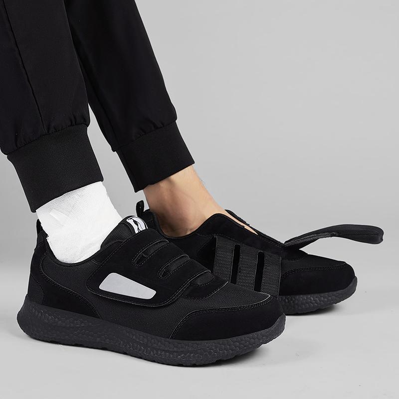 Slip-On Orthopedic Footwear Non-Slip Lightweight Edema Sneakers Hook and Loop Sneakers for Plantar Fasciitis Diabetic Footwear
