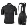 Men Women Cycling Jersey Shorts Set Breathable Quick Dry Bike Outfit Road Mountain Biking