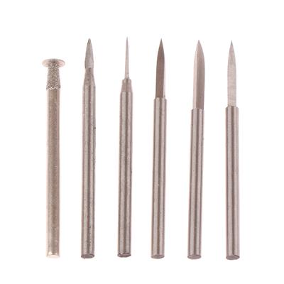 6-teiliges Holzschnitzbohrer-Set für elektrische Gravurbohrer, Zubehör, Bit, Holzhandwerk, Schleifwerkzeug