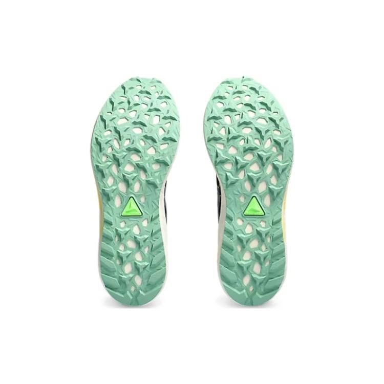 New Asics Fuji Lite 4 Black Magnetic Blue 1011B698-002