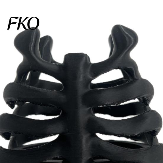 Dark Style Desk Accessory Skeleton Ribcage Bone Pen Holder, 3D Printed Pencil Cup, Gothic Holder Organizer for Pens Pencils Makeup Brushes Dust