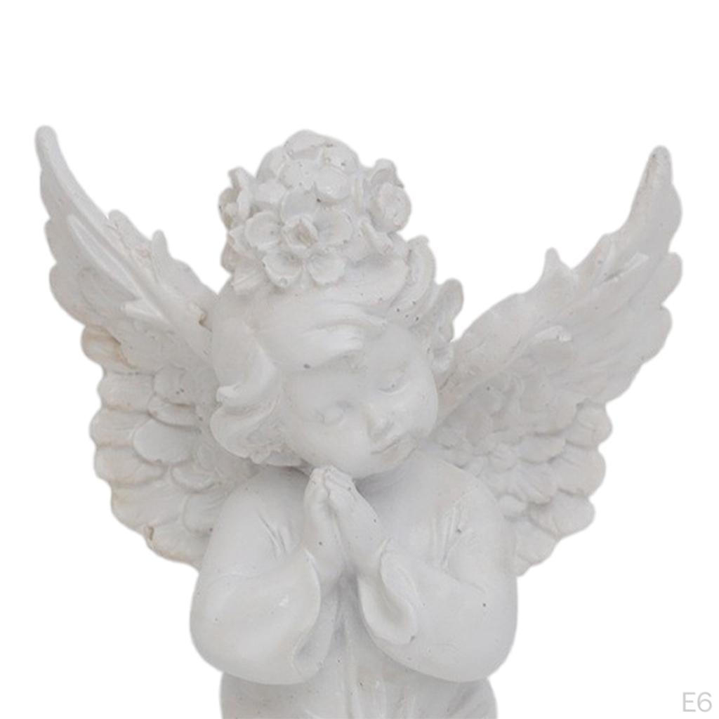Engelsputten-Flügel-Statue für Garten und Heimdekoration