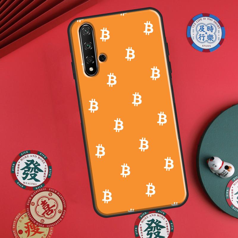 Bitcoin For Huawei P30 P20 P40 Lite P60 Pro Nova 5T 12s 12i 11i Y90 Y70 Y60 Y61 Y91 Y72 9 10 SE Case