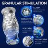 Double-Ended Male Masturbator Cup Realistic Vagina Pocket Pussy Design for Penis Endurance Training (Adult 18+ Vacuum Sex Toy)