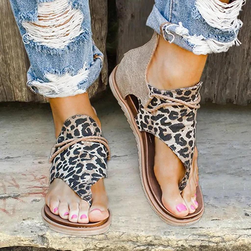Buy PANT Women Summer Retro Bohemian Sandals Casual Beach T-Strap Roman  Open-Toe Sandals at affordable prices — free shipping, real reviews with  photos — Joom