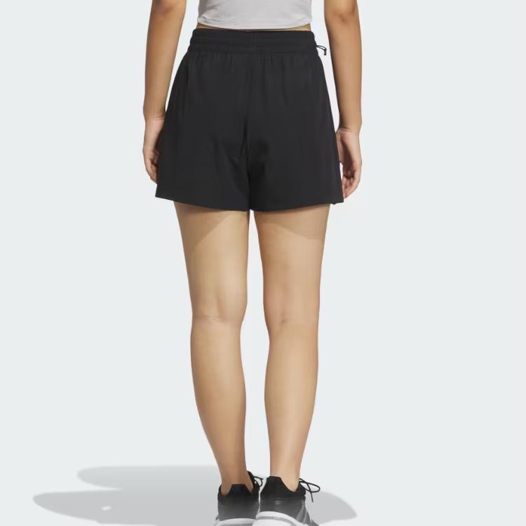 Adidas Modern Tech Woven Comfortable Fashion Versatile Three-Quarter Casual Shorts Women shorts Black JM8826