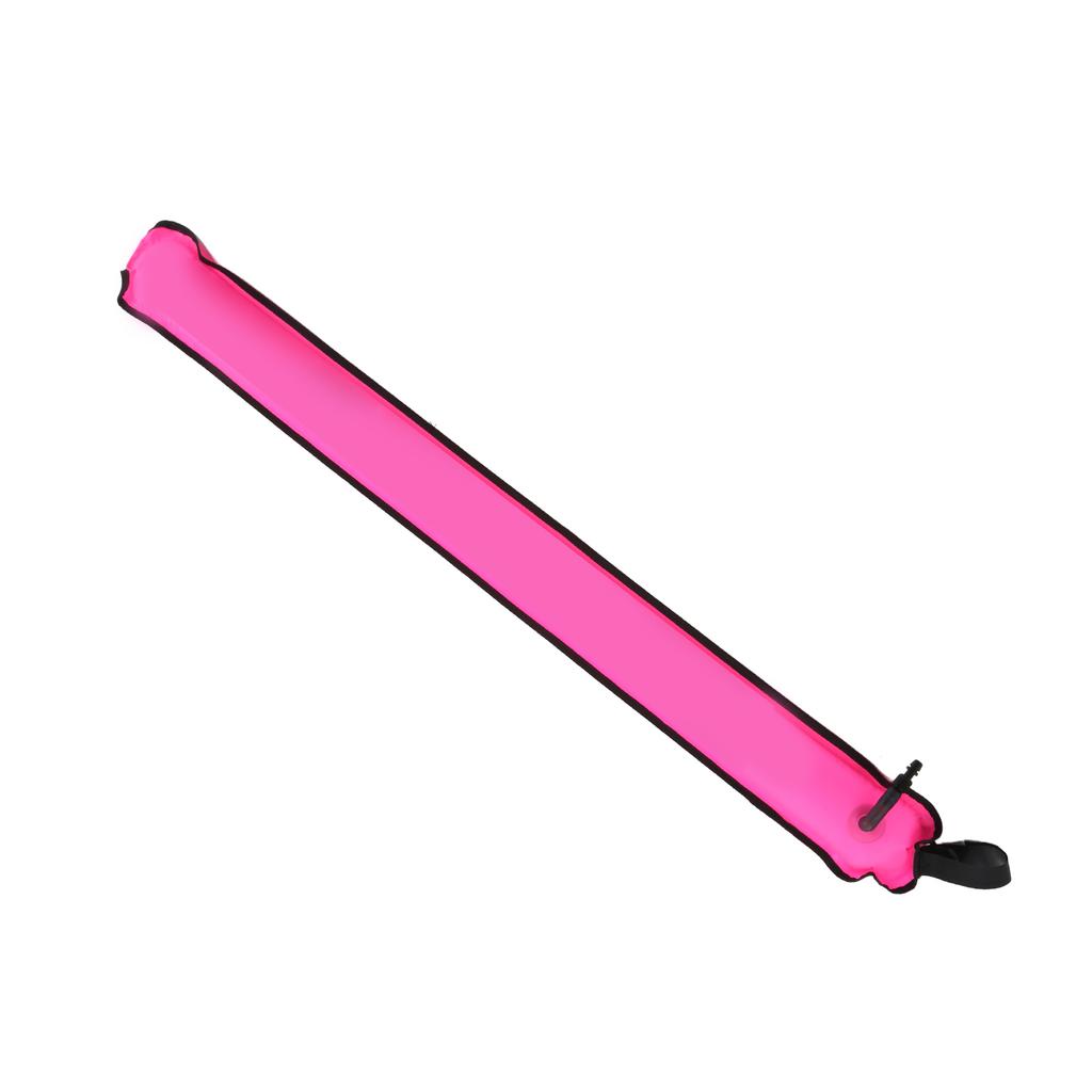 Diving Surface Marker Buoy Nylon Closed Type Multipurpose Diving Inflatable Buoy for DivingRose Red