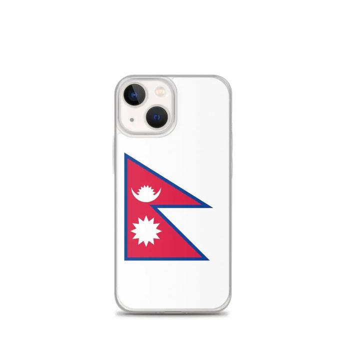 Coque Télephone Drapeau Népal - iPhone 13 Mini