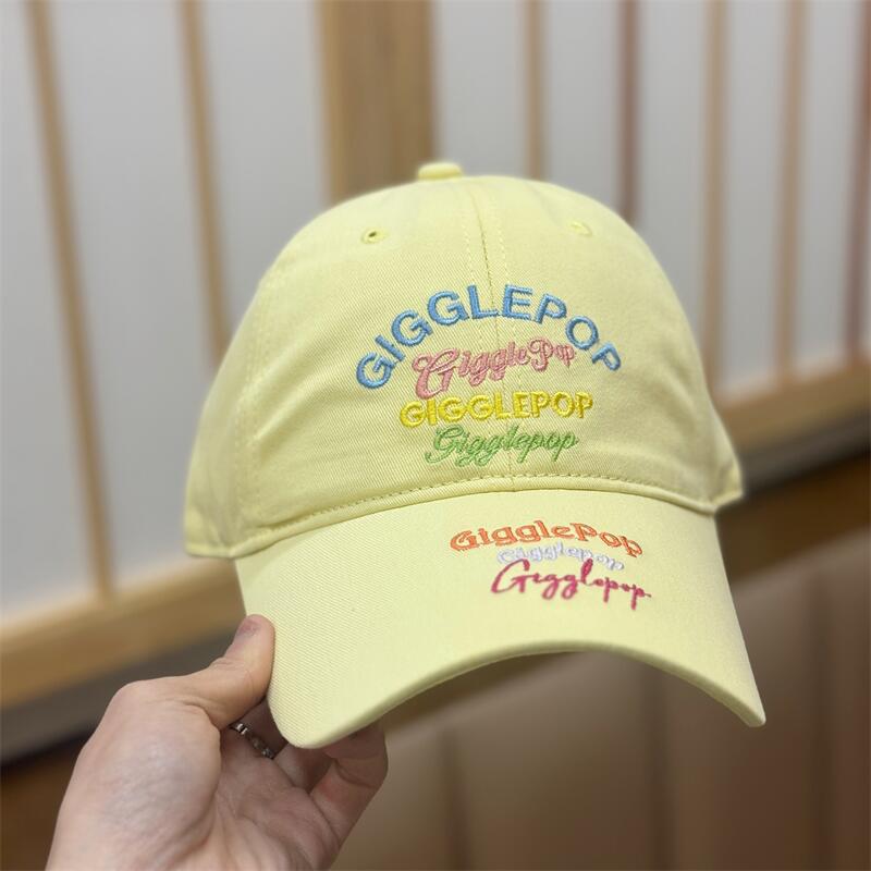 Spring And Summer Color Letter Embroidery Baseball Cap Women'S Fashion Casual Versatile Trend Cap Men