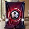 Coperta in Flanella con Stampa Sheffield United Football, Coperta Morbida Calda Leggera per Divano Letto Campeggio