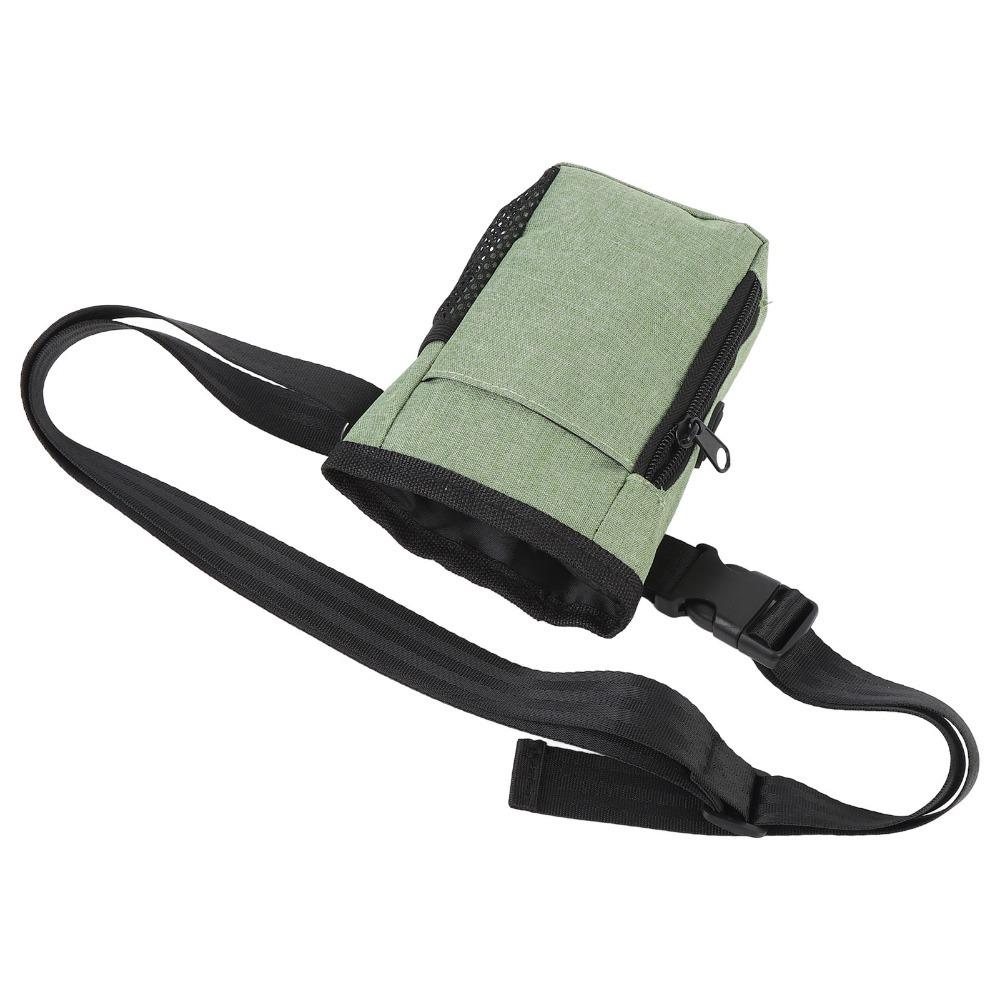 Adjustable Strap Dog Food Pouch Nylon Fabric Dog Waist Pouch Dog Feeding Bag Outdoor Walking