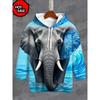 2026 Mode Tier Kapuzenpullover Für Mann Tiger Aufdruck Herbst Sweatshirt Kapuzenpullover Streetwear Lässig Sweatshirt Y2K Übergroß Unisex Kleidung