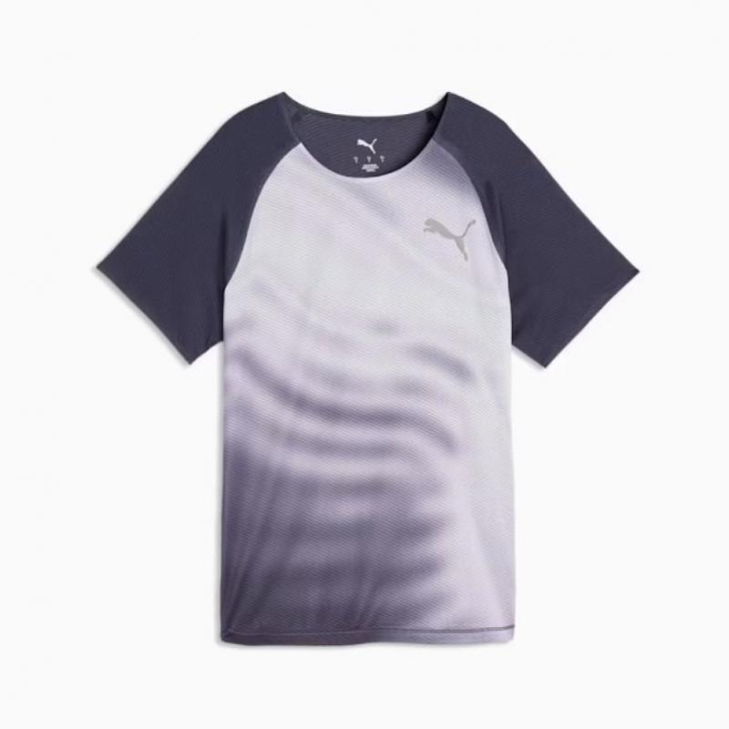 Женская футболка Puma Lightspeed Graphic Ss 528771 35 ink depth/S