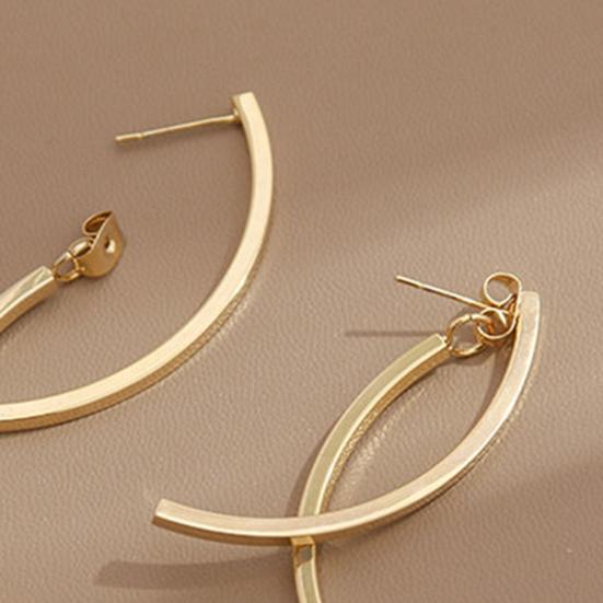 Attractive Pendant Earrings Curved Gifts Decorative