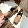 Grape Mom Studiolee High Heel Mary Jane Single Shoes Vintage Cross Strap Square Head Cowhide Cowhide Coarse Heel Ballet Shoes