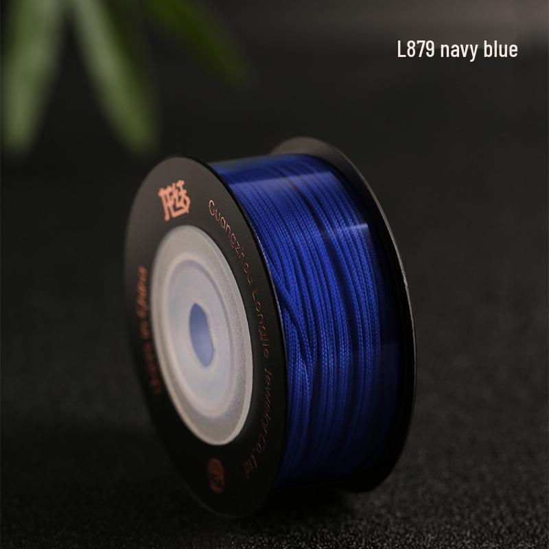 Dragon Knot High-A Jade Thread: Eco-friendly, Colorfast Jewelry Weaving Cord, 79 Colors, Handmade DIY Bracelet Material.