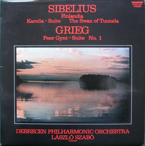 LP Record SIBELIUS  GRIEG  LASZLO SZABO CON  Finlandia Karelia Suite Peer Gynt SLPX12037 HUNGAROTON 1979 Hungary Classical Used