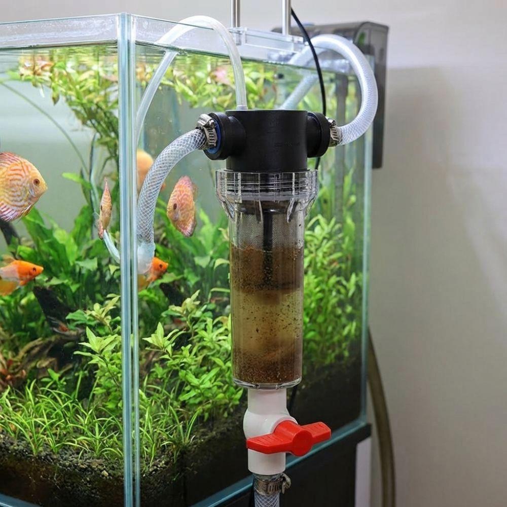 1/2 3/4 Innengewinde Fischabfall-Sammler Wasserfilterventil Für Aquarium Teich