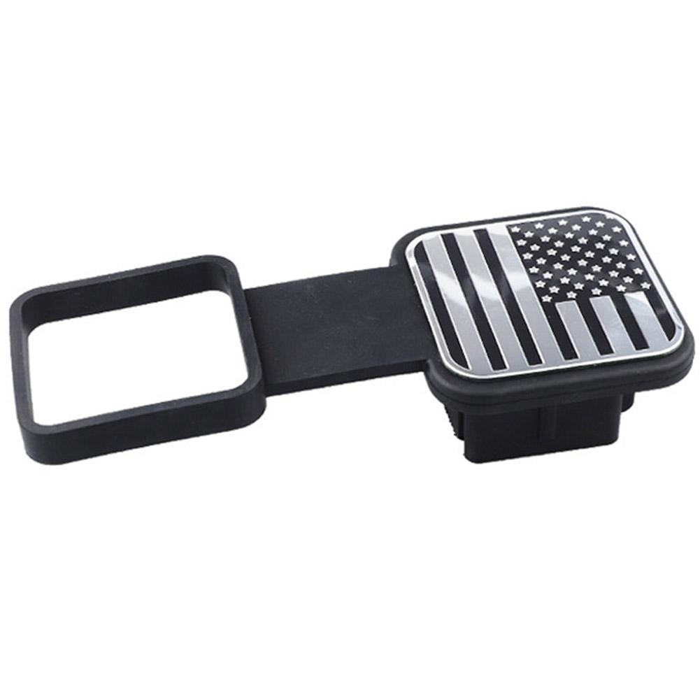 Trailer Hitch Receiver Cover Plug Waterproof Tube Cap Protector Dustproof Trailer Hitch Cover 2 Inch Receiver Auto Square Plug