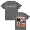Imagine Dragons Loom World Tour T-shirt Men and Women Summer Cotton Clothing Short Sleeved Tee