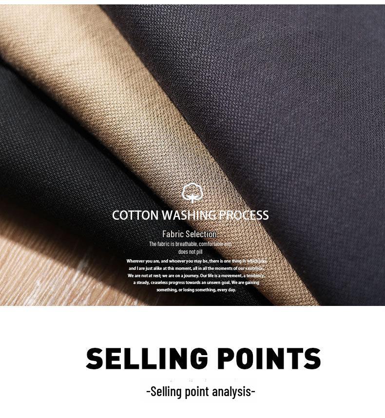 Premium Herrenhose mit schmaler Passform: Gerades Bein, Locker, Vielseitig, Modisch für Herbst, Winter und Sommer.