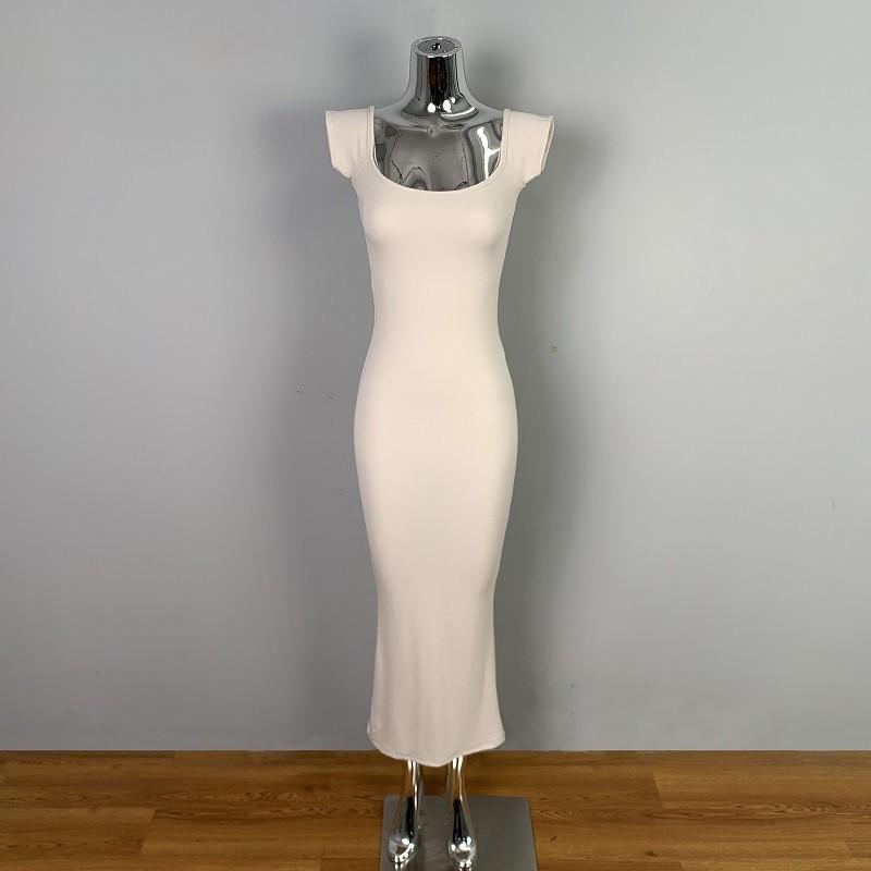 Men Bodycon Dress With Ribs Fabric For Casual Office Wear