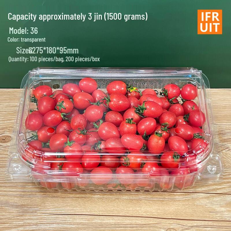 Shixun Disposable Transparent Plastic Fruit Boxes