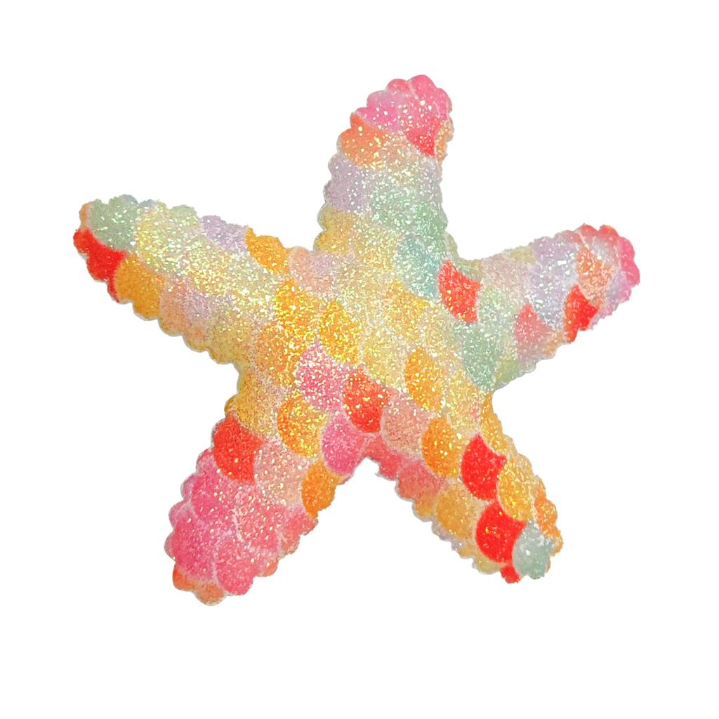 Seestern Haarspangen Pailletten Glitzer Seestern Haarspangen Funkelnde Krokodilklemmen Niedliche Meerjungfrau Accessoires für Frauen Mädchen
