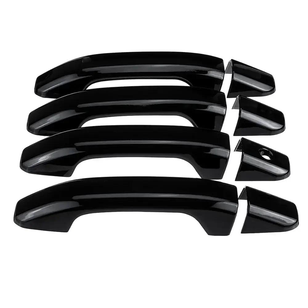 8pcs Set Car Exterior Door Handle Covers Chrome For Chevy Silverado 1500 2500 3500 for GMC 2014 2015 2016 2017 2018
