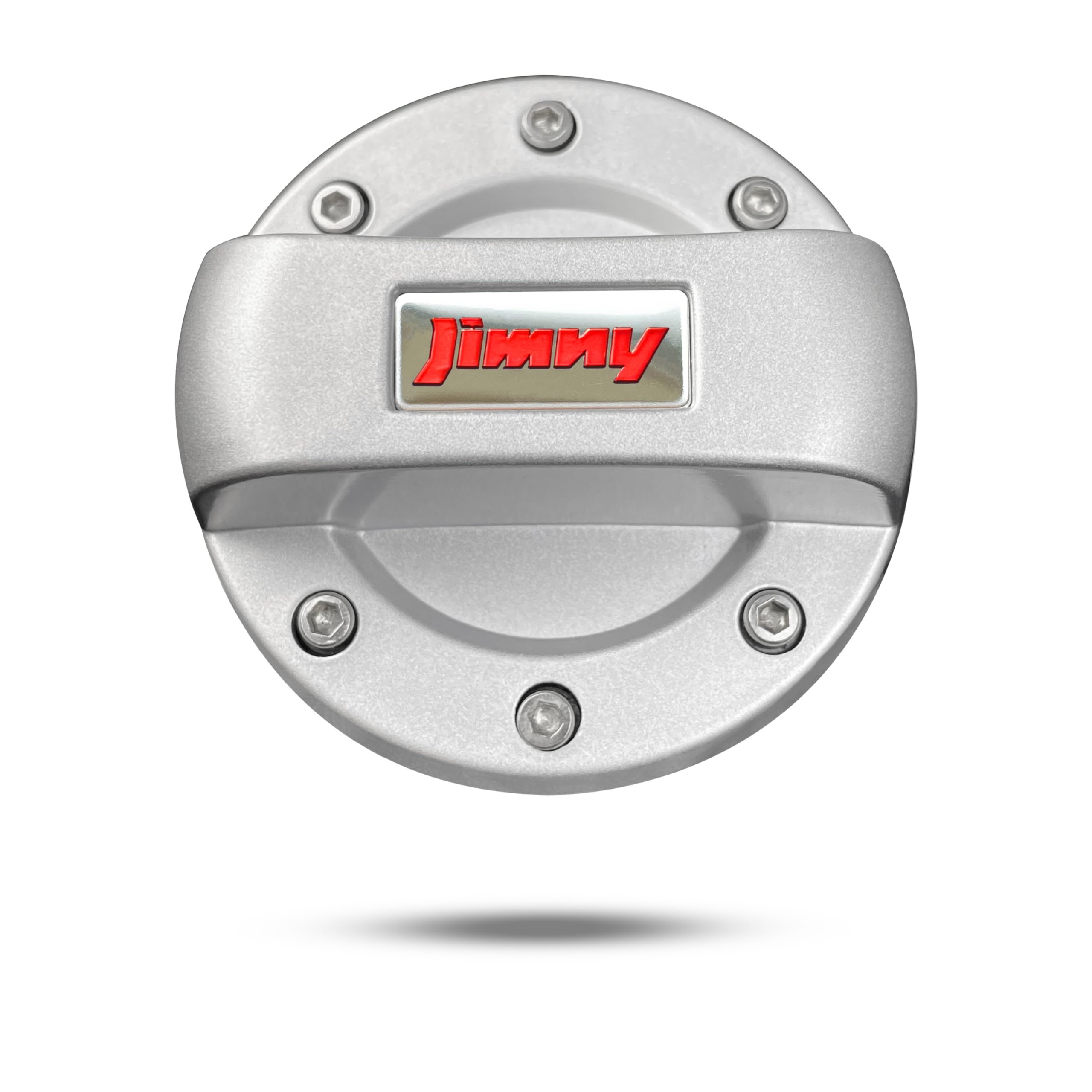 

AYDMY Rare Handmade Jimny Gas Filler Cap Cover (Silver) [Used]